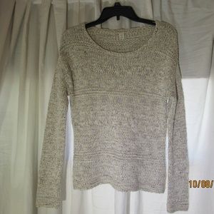 Coldwater creek sweater womens cream SZ Med